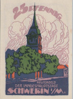 25 PFENNIG 1922 Stadt SCHWERIN Mecklenburg-Schwerin UNC DEUTSCHLAND #PI955 - Lokale Ausgaben