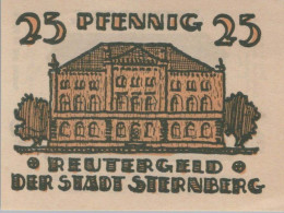 25 PFENNIG 1922 Stadt STERNBERG Mecklenburg-Schwerin UNC DEUTSCHLAND #PH331 - Lokale Ausgaben