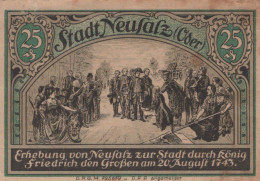 25 PFENNIG 1922 Stadt NEUSALZ Niedrigeren Silesia UNC DEUTSCHLAND Notgeld #PD258 - [11] Local Banknote Issues