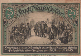 25 PFENNIG 1922 Stadt NEUSALZ Niedrigeren Silesia UNC DEUTSCHLAND Notgeld #PD258 - [11] Emissions Locales