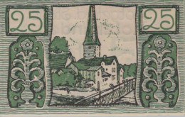 25 PFENNIG 1922 Stadt HOLZMINDEN Brunswick DEUTSCHLAND Notgeld Banknote #PG399 - [11] Emissions Locales