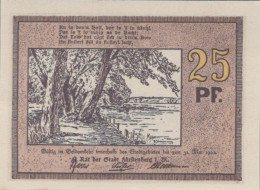 25 PFENNIG 1922 Stadt FÜRSTENBERG IN MECKLENBURG UNC DEUTSCHLAND #PH167 - [11] Local Banknote Issues