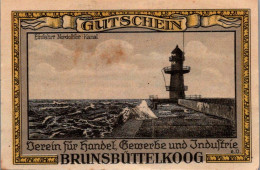 25 PFENNIG 1922 Stadt BRUNSBÜTTELKOOG Schleswig-Holstein UNC DEUTSCHLAND #PA323 - [11] Local Banknote Issues