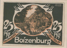 25 PFENNIG 1922 Stadt BOIZENBURG Mecklenburg-Schwerin UNC DEUTSCHLAND #PI496 - Lokale Ausgaben