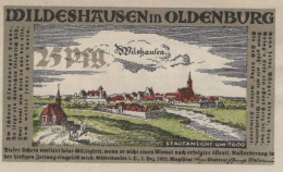 25 PFENNIG 1921 Stadt WILDESHAUSEN Oldenburg UNC DEUTSCHLAND Notgeld #PJ027 - Lokale Ausgaben