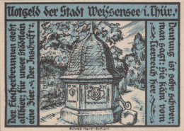 25 PFENNIG 1921 Stadt WEISSENSEE Saxony DEUTSCHLAND Notgeld Banknote #PF618 - Lokale Ausgaben