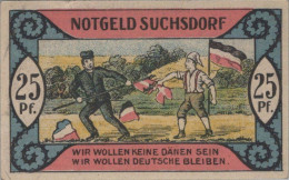 25 PFENNIG 1921 Stadt SUCHSDORF Schleswig-Holstein DEUTSCHLAND Notgeld #PF988 - [11] Local Banknote Issues