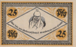 25 PFENNIG 1921 Stadt STOLZENAU Hanover DEUTSCHLAND Notgeld Banknote #PG236 - [11] Local Banknote Issues