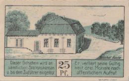 25 PFENNIG 1921 Stadt STETTIN Pomerania UNC DEUTSCHLAND Notgeld Banknote #PC356 - [11] Local Banknote Issues