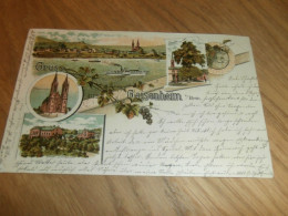 AK Geisenheim A. Rhein , 1900 , Litho , Ansichtskarte !!! - Rüdesheim A. Rh.