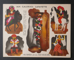 CHROMO   Cartonné Découpage Galeries Lafayette  Ali Baba Et Les 40 Voleurs - Au Bon Marché