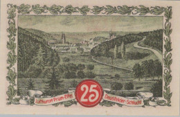 25 PFENNIG 1921 Stadt PRÜM Rhine UNC DEUTSCHLAND Notgeld Banknote #PB770 - [11] Local Banknote Issues