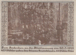 25 PFENNIG 1921 Stadt PRZYSCHETZ Oberen Silesia UNC DEUTSCHLAND Notgeld #PB776 - [11] Local Banknote Issues