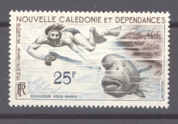 Nouvelle Calédonie  -  Avion  :  Yv  69  **  Pêche Sous-marine - Neufs