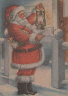 WEIHNACHTSMANN SANTA CLAUS WEIHNACHTSFERIEN Vintage Postkarte CPSM #PAK856.DE - Santa Claus