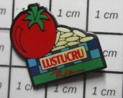 1221 Pin's Pins / Beau Et Rare / ALIMENTATION / LUSTUCRU RIZ TOMATE - Alimentación