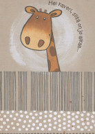 GIRAFFE Animale Vintage Cartolina CPSM #PBS954.IT - Jirafas