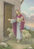 CRISTO SANTO Cristianesimo Religione Vintage Cartolina CPSM #PBP756.IT - Jesus