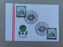 Österreich Pro Juventute - Mit Sonderstempel 2. 6. 1991 Wiener Neustadt, 22. Grosse Mineralienschau (Nr.1692) - Other & Unclassified