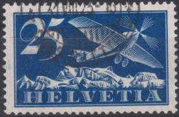 1923 Flugpost Schweiz ⵙ Zum:CH F5, Mi:CH 180x,Yt:CH PA5, Eindecker Flugzeug - Used Stamps