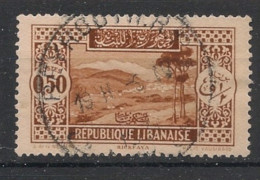 GRAND LIBAN - 1930-35 - N°YT. 131 - Bickfaya 0pi50 Brun-jaune - Oblitéré / Used - Usati