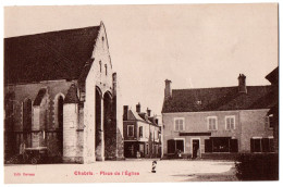 CPA 36 - CHABRIS (Indre) - Place De L'Eglise - Ed. Daveau - Sonstige & Ohne Zuordnung