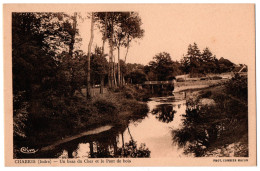 CPA 36 - CHABRIS (Indre) - Un Bras Du Cher Et Le Pont De Bois - Ed. Gallier N°35 - Sonstige & Ohne Zuordnung