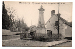 CPA 36 - CHABRIS (Indre) - Monument Aux Morts Guerre 1914-1918 - R. D. - Sonstige & Ohne Zuordnung