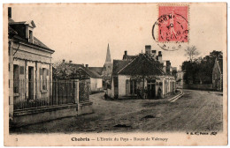 CPA 36 - CHABRIS (Indre) - 3. L'Entrée Du Pays. Route De Valençay - Sonstige & Ohne Zuordnung