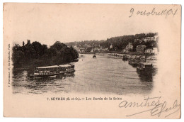 CPA 92 - SEVRES (Hauts De Seine) - 7. Les Bords De La Seine - Dos Simple - Sevres