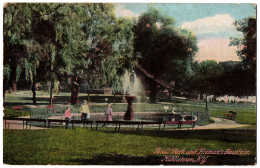CPA - USA - Thrall Park And Fireman's Fountain - Middletown, New-York - Other & Unclassified
