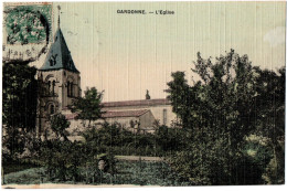 CPA 24 - GARDONNE (Dordogne) - L'Eglise (carte Tramée) - Autres & Non Classés