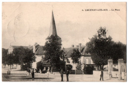 CPA 58 - LUCENAY-LES-AIX (Nièvre) - 6. La Place - Other & Unclassified
