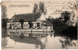 CPA 58 - BAZOCHES DU MORVAN (Nièvre) - Vue Prise Sur L'Etang Et Le Moulin - Bazoches