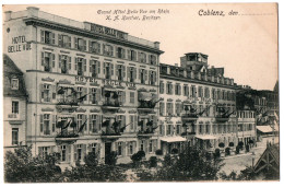 CPA ALLEMAGNE - COBLENZ - Grand Hôtel Belle Vue Am Rhein - DEUTSCHLAND  - Koblenz