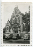 PHOTO 6 X 9 Cm Env. * 3 VOITURES AUTOS Années 50 Garées Devant Le Monastère Royal De BROU (Ain) - Automobiles