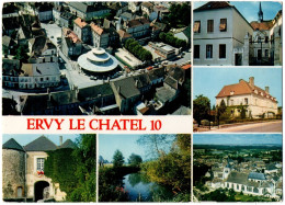 CPSM GF 10 - ERVY LE CHATEL (Aube) - Multivues - Ervy-le-Chatel
