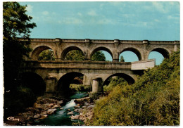 CPSM GF 34 - LAMALOU Les BAINS (Hérault) - 34240. Le Pont Carrel - Lamalou Les Bains