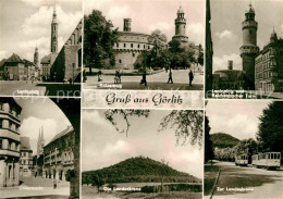 72632510 Goerlitz Sachsen Leninplatz Kaisertrutz Reichenbacher Turm Landeskrone  - Görlitz