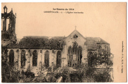 CPA 54 - GERBEVILLER (Meurthe Et Moselle)- 2. L'Eglise Bombardée. Guerre De 1914 - Gerbeviller