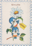 PÁJARO Animales Vintage Tarjeta Postal CPSM #PAN191.ES - Birds