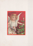 ÁNGEL NAVIDAD Vintage Tarjeta Postal CPSM #PAJ286.ES - Angels