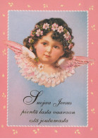 ÁNGEL NAVIDAD Vintage Tarjeta Postal CPSM #PAJ154.ES - Angels