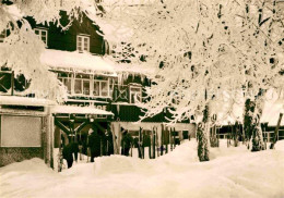 72632480 Schellerhau HO Hotel Gebirgshof Im Winter Skifahrer Schellerhau - Altenberg