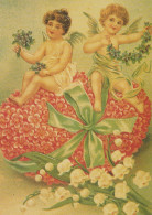 ÁNGEL NAVIDAD Vintage Tarjeta Postal CPSM #PAJ089.ES - Anges