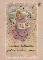 ÁNGEL NAVIDAD Vintage Tarjeta Postal CPSM #PAH403.ES - Angels