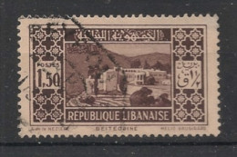 GRAND LIBAN - 1930-35 - N°YT. 135 - Beiteddine 1pi50 Brun-lilas - Oblitéré / Used - Gebraucht