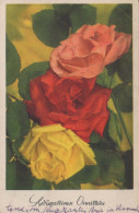 FLOWERS Vintage Ansichtskarte Postkarte CPA #PKE633.DE - Fleurs