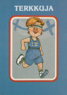 KINDER HUMOR Vintage Ansichtskarte Postkarte CPSM #PBV296.DE - Cartes Humoristiques