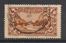 GRAND LIBAN - 1930-35 - N°YT. 139 - Nahr-el-Kelb 4pi Brun-rouge - Oblitéré / Used - Usados